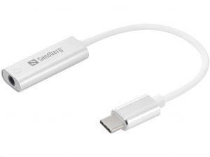 Sandberg USB-C külső hangkártya 1x 3,5 mm jack (136-27)